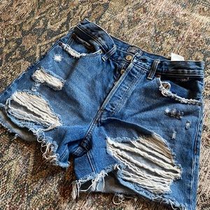 Abercrombie Jean Shorts - Size 27